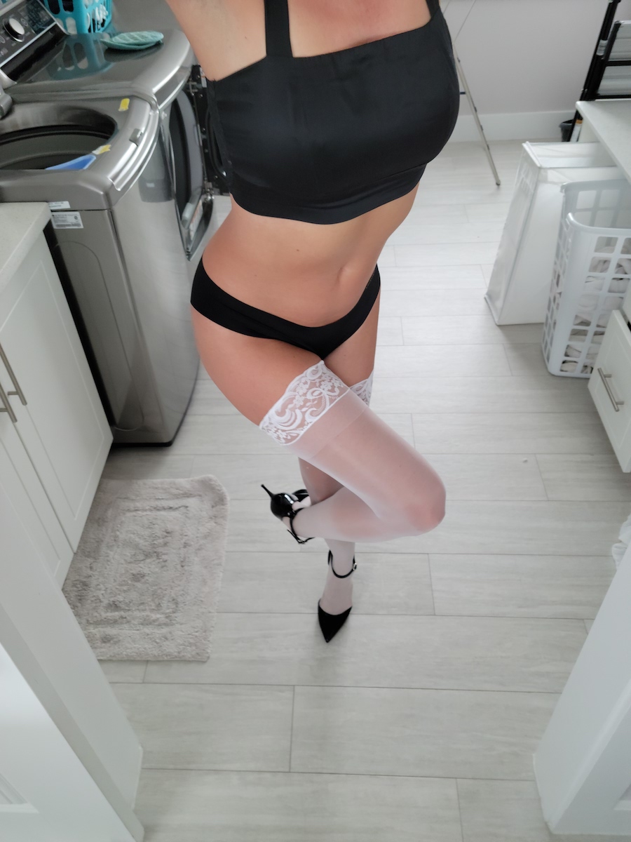 Lexi Legs Thigh Highs in White